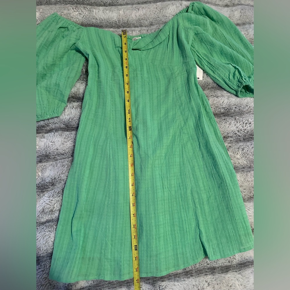 Billabong Sol Puff Sleeve Mini Dress - Picture 6 of 12